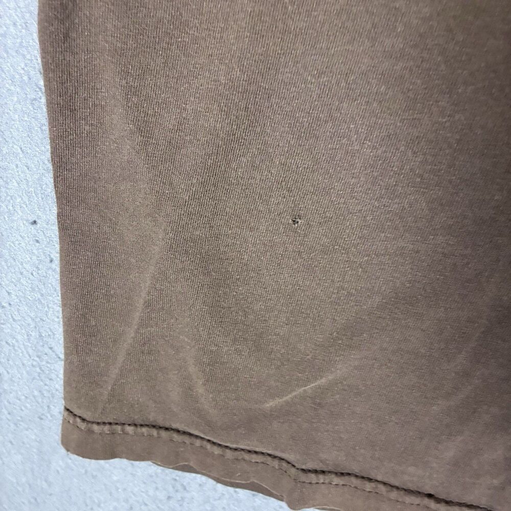 Vintage Jimi Hendrix Fractal Graphic T-Shirt FADED Brown Size Large Thrashed - Picture 12 of 12